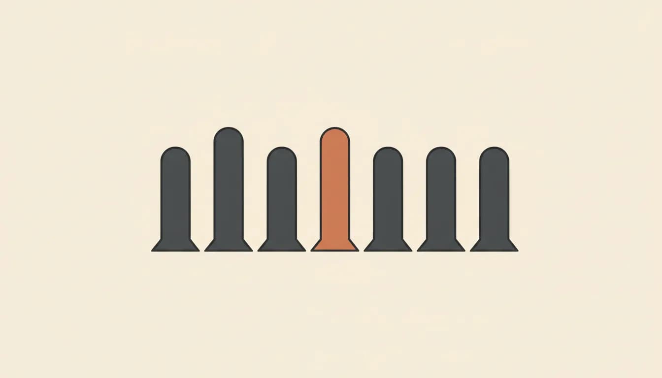 A row of seven forms, one taller and accented — comparing the best Lovable alternatives in 2026