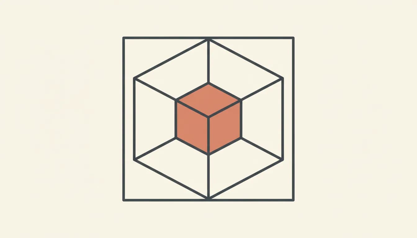 A cube contained within another cube inside a boundary — E2B microVM sandboxes powering Vibely