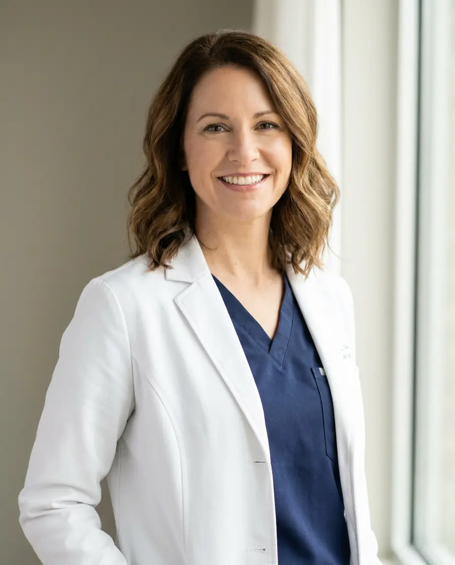 Portrait of Dr. Amara Okafor, principal dentist